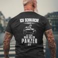 Ich Schnarche Nicht Ich Träume Dass Ich Ein Panzer Bin T-Shirt mit Rückendruck Geschenke für alte Männer