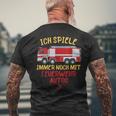 Ich Spiele Immer Noch Mit Feuerwehrautos Feuerwehr T-Shirt mit Rückendruck Geschenke für alte Männer