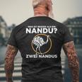 Was Ist Besser Als Ein Nandu Zwei Nandus Saying T-Shirt mit Rückendruck Geschenke für alte Männer