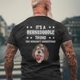 Ist So Ein Bernedoodle Ding Lustiger Spruch Bernedoodles T-Shirt mit Rückendruck Geschenke für alte Männer