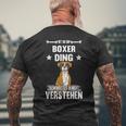 Ist So Ein Boxer Ding Hund Saying T-Shirt mit Rückendruck Geschenke für alte Männer