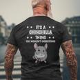 Ist So Ein Chinchilla Ding Lustiger Spruch Chinchillas T-Shirt mit Rückendruck Geschenke für alte Männer