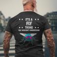 Ist So Ein Fliege Ding Lustiger Spruch Fliegen T-Shirt mit Rückendruck Geschenke für alte Männer