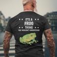 Ist So Ein Frosch Ding T-Shirt mit Rückendruck Geschenke für alte Männer