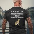 Ist So Ein Savannah Cat Ding T-Shirt mit Rückendruck Geschenke für alte Männer