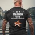 Ist So Ein Seestern Ding Lustiger Spruch Seesterne T-Shirt mit Rückendruck Geschenke für alte Männer