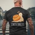 Kanelbull Gifflar Sugar Snail T-Shirt mit Rückendruck Geschenke für alte Männer