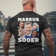 Markus Söder Fan Merch T-Shirt mit Rückendruck Geschenke für alte Männer