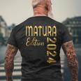 Matura 2024 Schafft Maturanten T-Shirt mit Rückendruck Geschenke für alte Männer