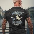 Mi-8 Hip T-Shirt mit Rückendruck Geschenke für alte Männer