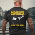 Möge Der Aufschlag Mit Dir Sein Table Tennis Ping Pong Sports T-Shirt mit Rückendruck Geschenke für alte Männer