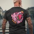 Morejstu Merch Jstu Dough Bear Merch Donut Tiger Men's T-shirt Back Print Gifts for Old Men