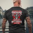 Motorrad Superbike Chopper Therapie T-Shirt mit Rückendruck Geschenke für alte Männer