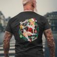 Naughty Or Nice Du Entscheide Pinup T-Shirt mit Rückendruck Geschenke für alte Männer