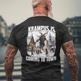 PerchtenFor The Krampus Run Legend Figure Kramperl T Krampus T-Shirt mit Rückendruck Geschenke für alte Männer