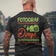 Photographer Weil Es Besser Ist Dinge Zu Fotoieren S T-Shirt mit Rückendruck Geschenke für alte Männer