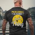 Pickleball Ist Irgendwie Mein Ding Pickleball-Liebhaber T-Shirt mit Rückendruck Geschenke für alte Männer