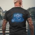 Plan De Laoiture De Course Rétro Morgan 3 Wheeler T-shirt imprimé au dos Cadeaux pour les vieillards
