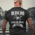 Quadcopter Drohne Ich Sehe Was Was Du Nicht Siehst T-Shirt mit Rückendruck Geschenke für alte Männer