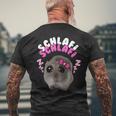 Sad Hamster Sad Hamster Hamstie Hamsty Memes Hamsti T-Shirt mit Rückendruck Geschenke für alte Männer