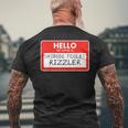 Skibidi Toilet Rizzler Rizz Memes Internet Memes Gen Z Men's T-shirt Back Print Gifts for Old Men