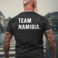 Team Namibia T-Shirt mit Rückendruck Geschenke für alte Männer