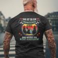 Wandern Das Ist So Ein Wanderer Ding Bergehen Bergsteiger T-Shirt mit Rückendruck Geschenke für alte Männer