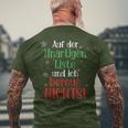 Auf Der Unartigen Liste Christmas Outfit Christmas T-Shirt mit Rückendruck Geschenke für alte Männer