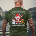 Christmas Dab Dabbing Bonhomme De Neige Du Père Noël T-shirt imprimé au dos Cadeaux pour les vieillards