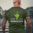 Grumpy Schöne Scheiß Weihnachten Xmas Hate Bad Mood Christmas T-Shirt mit Rückendruck Geschenke für alte Männer