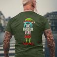 Hairdresser Elf Partner Look Christmas T-Shirt mit Rückendruck Geschenke für alte Männer