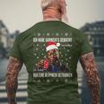 Ich Habe Garnichts Gemacht Nur Eine Glühwein Getrunken Xmas T-Shirt mit Rückendruck Geschenke für alte Männer