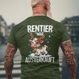 Reindeer War Ausverkauft Christmas T-Shirt mit Rückendruck Geschenke für alte Männer