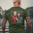 Trump Vance Brothers Ugly Christmas Xmas Sweater Trump Men's T-shirt Back Print Gifts for Old Men