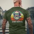Vintage Skibidi Rizzmas Merry Rizz Mas Christmas Santa Claus Men's T-shirt Back Print Gifts for Old Men