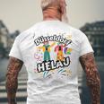 Düsseldorf Helau Carnival Altweiberfastnacht Rose Monday T-Shirt mit Rückendruck Geschenke für alte Männer