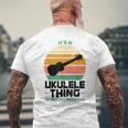 Es Ist Ein Ukulele-Ding Ukulele T-Shirt mit Rückendruck Geschenke für alte Männer