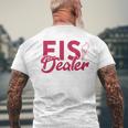 Ice Cream Dealer For Ice Cream Seller And Ice Cream Seller T-Shirt mit Rückendruck Geschenke für alte Männer