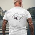 Motorrad Lebe Lache Liebe 3 T-Shirt mit Rückendruck Geschenke für alte Männer