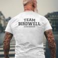 Team Birdwell Stolzer Familiennachname Nachname Geschenk T-Shirt mit Rückendruck Geschenke für alte Männer