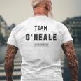 Team O'neale Proud Family Last Name Family T-Shirt mit Rückendruck Geschenke für alte Männer