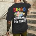 Bingo Ist Irgendwie Mein Ding Lustiges Glücksspiel T-Shirt mit Rückendruck Geschenke für Ihn