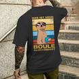 Boule Lucky Petanque T-Shirt mit Rückendruck Geschenke für Ihn