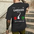 Call An Lago Di Garda T-Shirt mit Rückendruck Geschenke für Ihn