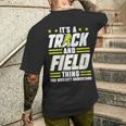 Damen Das Ist Ein Leichtathletik Ding Mit-Ausschnitt T-Shirt mit Rückendruck Geschenke für Ihn