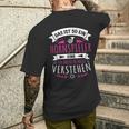 Damen Musiker Hornspieler Das Ist So Ein Horn Ding T-Shirt mit Rückendruck Geschenke für Ihn