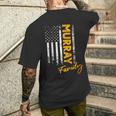 Damen Usa Murray Familienname Murray Nachname Murray Mit-Ausschnitt T-Shirt mit Rückendruck Geschenke für Ihn