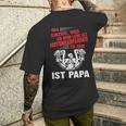 Das Enizige Was Ich Mehr Liebe Als Mtorradfahrer Zu Sein Ist Papa T-Shirt T-Shirt mit Rückendruck Geschenke für Ihn