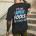 Das Ist Ein Aprilscherz Ding April Witz Sarkastisch T-Shirt mit Rückendruck Geschenke für Ihn