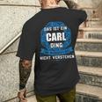 Das Ist Ein Carl Dingorname T-Shirt mit Rückendruck Geschenke für Ihn